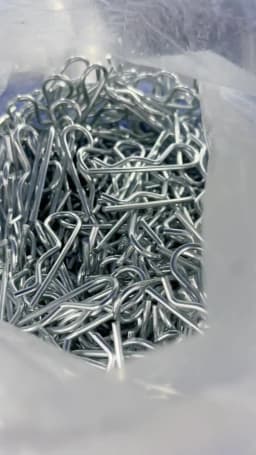 10-100pcs M1 --M4 M5 M6 M7 Spring R Type Cotter Pin Retaining Clips Wave R-shaped Pin Clamp Hair Tractor Pin for Car