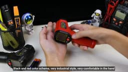 ANENG TH203 Digital Infrared Thermometer -50~600℃ Temperature Meter Non-contact Pyrometer Tester IR Hygrometer Industrial Tool