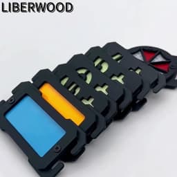 Molle EDC Identify Safety Outdoor Mark Strip Patch Umbrella Blood Type Nuclear Radiation Cat Eyes Tactical Equipment Accessorry