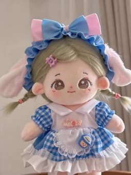 Cute Dress Up Jk Uniform Clothes for 20cm Cotton Plush Lolita Cross Dressing Clothing Skirt Fashion Casual Suit Socks Girl Toys