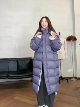 Please Wear It When It's Minus 20 Degrees~2025 Autumn and Winter New Duck down Puffer Jacket~Mid-Length Cocoon-Shaped down Jacket for Women, Thickened and Slimming Coat
