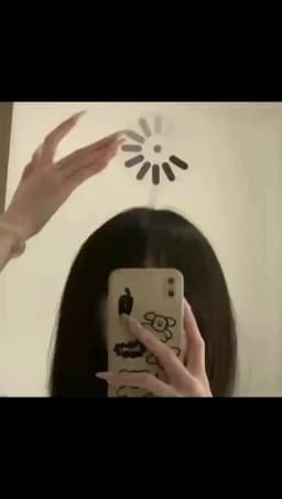 Funny Hair Clip Cute No Signal Loading Fun Headband 360° Rotatable Loading Parody Hair Clip Brain Loading Hair Accessories