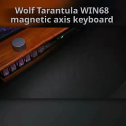 AULA WiN 60 Magnetic Axis Keyboard RT Custom Mechanical Wired Connection for Gaming with Webdriver for 8K Response Rate