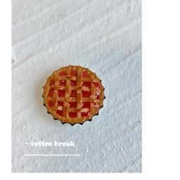 1Pcs 1/12 Dollhouse Accessories Miniatures Apple Pie Mini Pizza Food Model Toy for Doll House Decoration