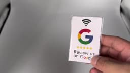 Google Review NFC Card Increase Your Reviews PVC Material Standard Card Size Google Tap To review Cards