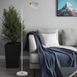 Floor Lamp Simple Floor Lamp Floor Light Wrought Iron LED Standing Lamp Adjustable Lamp Head Standing Reading Light for Living R