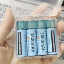 2025 New AA Li-ion Battery USB AA Rechargeable Battery Fast Charge Over 1000 Cycle Works for Cameras, Toys, Remote controls,Toys