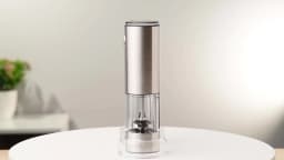 Electric Pepper Grinder Stainless Steel Salt And Pepper Grinder USB Rechargeable Adjustable Coarseness Spice Mill Kitchen Tool