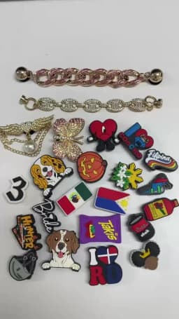 Original 0-9 Numbers Shoes Charms Decorations For Shoe Accessories Buckle Kids Adults Gifts