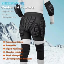 New Ski Shorts Skating Hip Protector Skiing Snowboard Shorts Protective Gear Sport MTB Cycling Motocross Hip Knee Elbow Paddeds