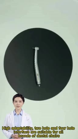 EYY Dental Dentistry High Speed Handpiece LED High Rotation Turbine Push Button 2/4 Hole Standard Torque Head Triple Water Spray