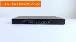 1U Firewall Network Server Intel Core I5-6200U 8260U J4125 3865U 6x Gigabit Ethernet Support Windows Linux Pfsense