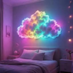 New Christmas Decoration Light 3D Thunder Cloud Lamp With Remote Control Halloween Christmas Holiday Decor Gaming Ambient Light