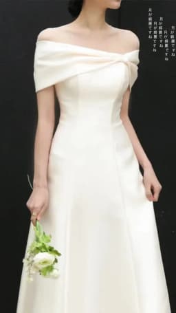 Sondr Simple Off the Shoulder Korea Wedding Dresses A Line Corset Back Customized Bridal Gown Photos Shoot Satin Party Dress