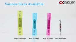 Heat Shrink Butt Connectors Kit, Butt Splice Set, Insulated IP67 Waterproof Electrical Marine Automotive Wire Crimp Terminals