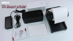 Marklife X4 Thermal Label Printer Portable Printer for 4x6 Mailing Packages Printing Bluetooth & Automatic Label Recognition