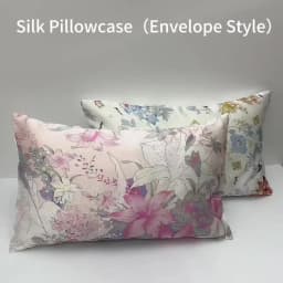 One Side 100% Mulberry Silk Pillowcases Printed Envelope Pillow Case Pillowcase for Healthy Sleep
