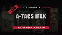 Rhino Rescue IFAK Empty Pouch Bag, Molle Tactical Pockets for Camping Hiking Outdoor Emergency Gear