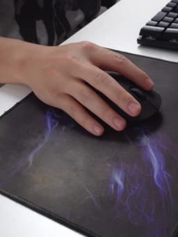 Waterproof Resin Mouse Pad with Wear-resistant Hard and Smooth Surface for Home and Office