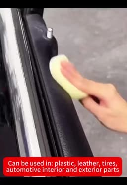 Car Plastic Restorer Crystal Clear Auto Interior Leather & Panel Renewal Wax Coating Agent Back To Black Gloss Car Wax Polish