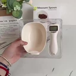 Large Size Scale Weighing Spoon Kitchen Scale Electronic Measuring Spoon Coffee Powder Scale Baking Scale Electronic Measuring