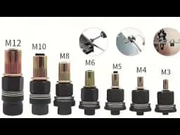 M3-M12 Multi-Purpose Household Rivet Gun with Different Specifications of Rivets, Industrial Grade Carbon Steel Manual Rivet Too