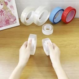 Nano Tape Super Strong Double-Sided Adhesive Tape Transparent Reusable Waterproof Tapes Heat Resistance Home Bathroom Decoration
