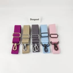 Deepeel 3.8cm New Canvas Solid Color Strap Handbag Crossbody Replacement Shoulder Straps Adjustable Women's Bag Accessories
