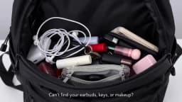 Dual-Layer Mesh Storage Bags Portable Travel Makeup Bag with Zipper Mini Toiletries Cosmetics Organizer Simple Stationery Bag