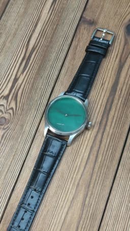 CORGEUT 42mm Custom Logo Watch Men ST3621 Hand Wind Mechanical Green MOP Dial Sapphire Glass Luxury Personalized Wristwatch