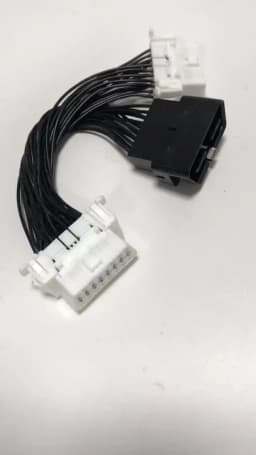 High Quality 2 Female Port 16 Pin OBD2 OBDii OBD 2 Splitter Extension Cable for Toyota/Kia Etc Male To Two Female Y Connector