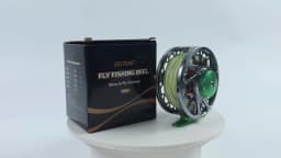Goture CNC-Fly Fishing Reel with Main Line (WF5 WF6)Set High DIE-CAST Aluminium Alloy 5/6 Fly Wheel Outdoor Fishing Accessories