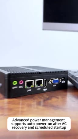 X30G Fanless Industrial Mini PC Intel Celeron N5095 2x Gigabit Ethernet 2x COM RS232 M.2 NVMe SSD 4x USB WiFi Windows 10 Linux