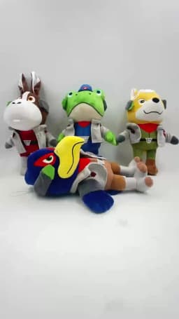 Star Fox Plush Fox Mccloud Plush 25cm Plush Krystal Star Fox Plush Star Fox Toy Star Fox Doll Birthday Gift Christmas Gift