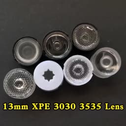 5-100pcs 3030 XPE 3535 led Lens 13mm 10 20 45 60 90 Degree Holder For 1W 3W 5W 3030 3535 XPG2 Emitter Plano Reflector Collimator