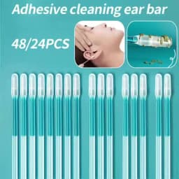 24/48pcs Earwax Removal Tool Gentle Ear Cleaning Stick Essential Household Item for Personal Care Ear Cleaner