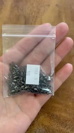 DNDYUJU 100pcs Fishing Swivels Rolling Swivels Solid Stainless Steel Rings Fishhooks Lure Connector for Fishing Accessories