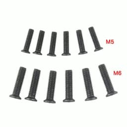 6/10Pcs Fixing Screw M5/M6 22mm/25mm Left Hand Thread For UNF Drill Chuck Shank Adapter Power Tool Replacement Accessories