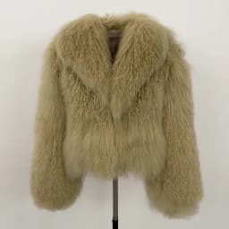 OFTBUY Natural Mongolia Sheep Fur Coat 2025 Winter Clothing Women Fashion Warm Thick Clothes Lady Elegant Real Fur Coat Female