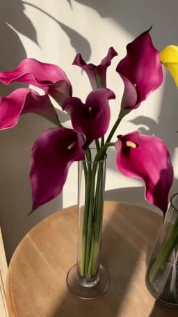 5pcs Large Calla Lily Artificial Flowers Wedding Decor Bridal Bouquet  Fake Flowers Realistic Callas Home Decoration Accessories