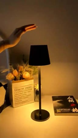 Touch Sensor Light LED Table Lamp Cordless Desk Light Rechargeable 3Color Bedside Creative Ambient Light Bar Outdoor Decor Light
