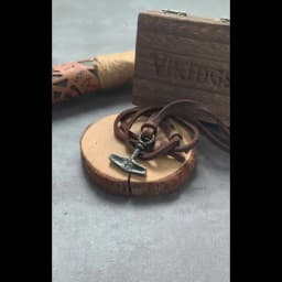 Never Fade Iron gray thor's hammer mjolnir necklace viking scandinavian norse viking necklace Men Stainless Steel gift with box