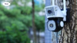 8MP 4K PTZ WiFi Security Camera Outdoor Dual Lens Binocular Camera AI Motion Detection Security Camera CCTV Video Camera