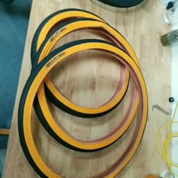 Folding Bicycle Tire 349 16" Bicycle Rubber Yellow Edge Tire 406/451 BMX 20 Inch Bicycle Tire