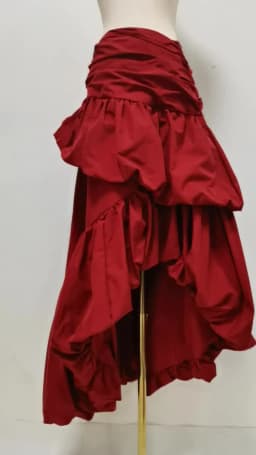 TWOTWINSTYLE Patchwork Folds Irregular Skirts for Women High Waist Solid Loose Minimalist Skirt Female Fashion Clothing New 2026