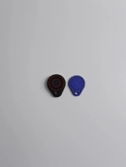 New Access Card Case Silicone Card Holder Keychain Key Ring Door Lock Access Tags ID Card Case Keychain Access Card Bag