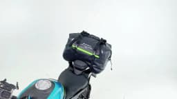 WILD HEART Dry Motorcycle Tail bag 50L With Rope Straps and Inner Pocket Waterproof PVC 500D for Travel,Motorcycle and so on