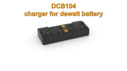 DCB104 For Dewalt 12V 20V Battery Charger 3A Dual 4 Port Charger For Dewalt 20V Lithium Battery DCB120 DCB112 DCB206 DCB208