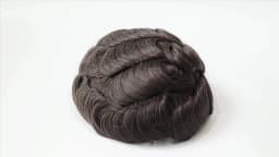 I SKIN Men's Capillary Prothesis 0.12-0.14mm Indian Human Hair 130% Hair Density Men Toupee 6x8 6x9 7x9 7x10 8x10 Size Wig Man