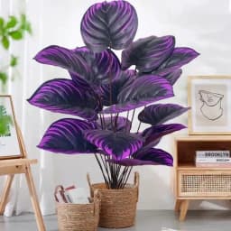 57-75cm Large Fake Palm Tree Artificial Monstera Plants Branch Plastic Turtle Leaves Real Touch Leafs for Home Garden Decor